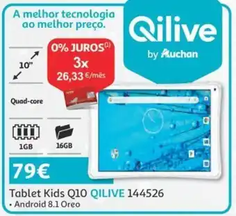 Auchan Tablet Kids Q10 OILIVE 144526 promoção