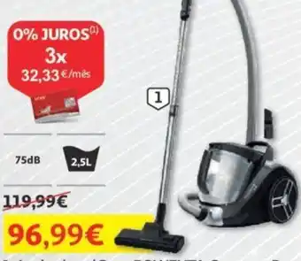 Auchan Aspirador s/ Saco ROWENTA Compact Power XXL RO4825EA promoção