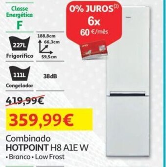 Auchan Combinado HOTPOINT H8 A1E W promoção