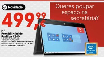 HP Portátil Híbrido Pavilion X360