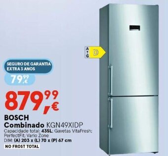 Worten BOSCH Combinado KGN49XIDP promoção