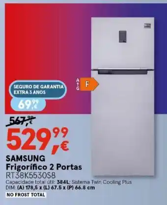 Worten SAMSUNG Frigorífico 2 Portas promoção