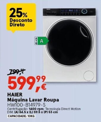 HAIER Máquina Lavar Roupa
