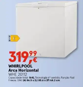 Worten WHIRLPOOL Arca Horizontal promoção