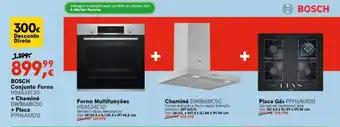 Worten BOSCH Conjunto Forno + Chaminé + Placa promoção