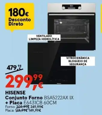 HISENSE Conjunto Forno+ Placa