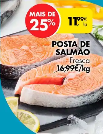 Pingo Doce POSTA DE SALMÃO Fresca kg promoção