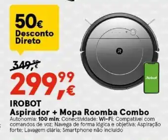 IROBOT Aspirador + Mopa Roomba Combo