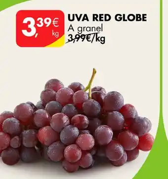 Pingo Doce UVA RED GLOBE a granel kg promoção