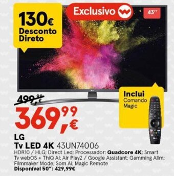 LG Tv LED 4K
