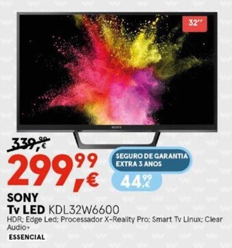 Worten SONY Tv LED promoção