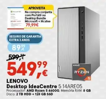 Worten LENOVO Desktop IdeaCentre promoção