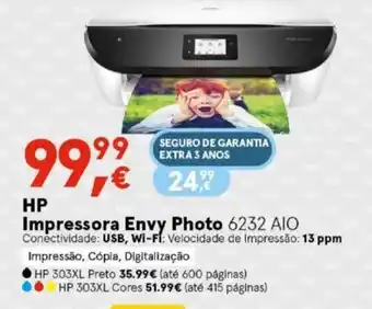 Worten HP Impressora Envy Photo promoção
