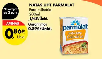 Pingo Doce NATAS UHT PARMALAT 200ml promoção