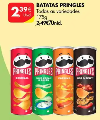Pingo Doce BATATAS PRINGLES Todas as variedades 175G promoção