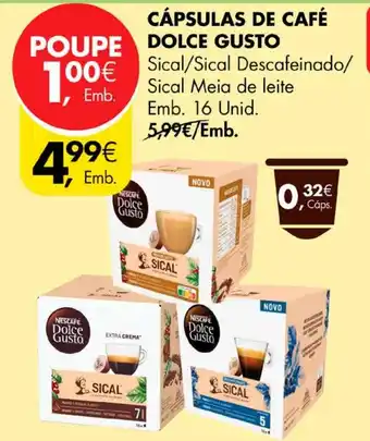 Pingo Doce CÁPSULAS DE CAFÉ DOLCE GUSTO promoção