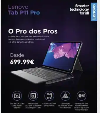 Worten LENOVO Tab P11 Pro promoção