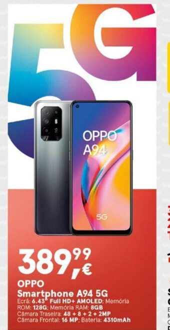 Worten OPPO Smartphone A94 5G promoção