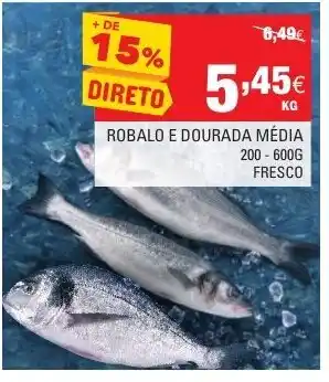 Continente Robalo e Dourada Média 200-600g Fresco promoção