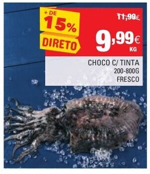 Continente Choco C/ Tinta 200-800g promoção
