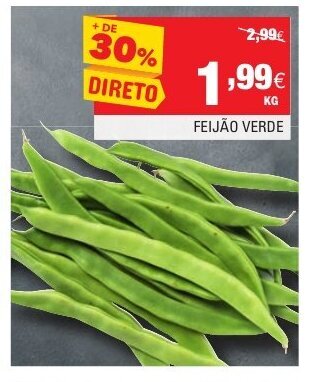 Continente Feijão Verde promoção
