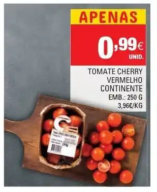 Continente Tamate Cherry Vermelho Continente 250g promoção