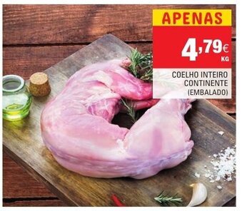 Continente Coelho Inteiro Continente promoção