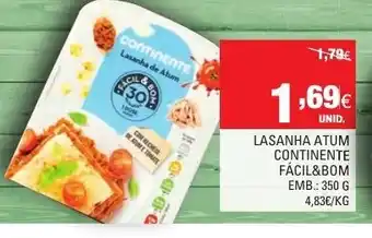 Continente Lasanha Atum Continente 350g promoção