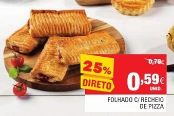 Continente Folhado C/ Recheio de Pizza promoção