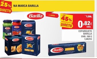 Continente Esparguete Barilla 500g promoção