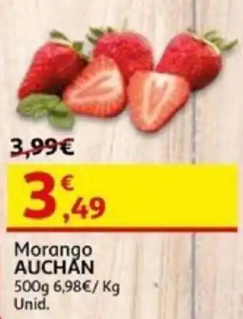 Auchan Morango AUCHÁN 500g promoção