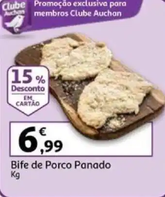 Auchan Bife de Porco Panado Kg promoção