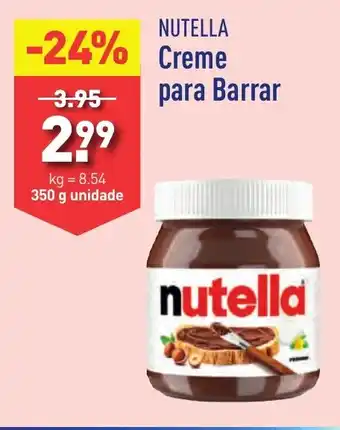 ALDI NUTELLA Creme para Barrar 350g promoção