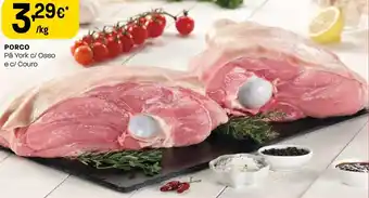 Intermarché PORCO Pá York c/ Osso e c/ Couro promoção