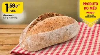Intermarché PÃO SHAPE 300 g promoção