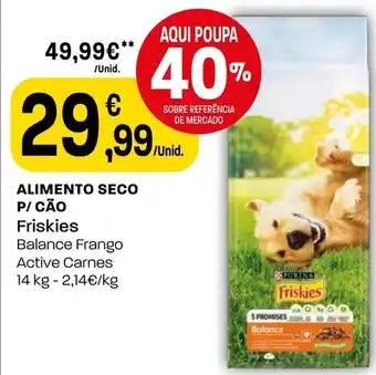 Intermarché ALIMENTO SECO P/ CÃO Friskies 14kg promoção