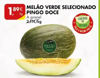 Pingo Doce MELÃO VERDE SELECIONADO PINGO DOCE kg promoção