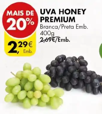 Pingo Doce UVA HONEY PREMIUM 400g promoção