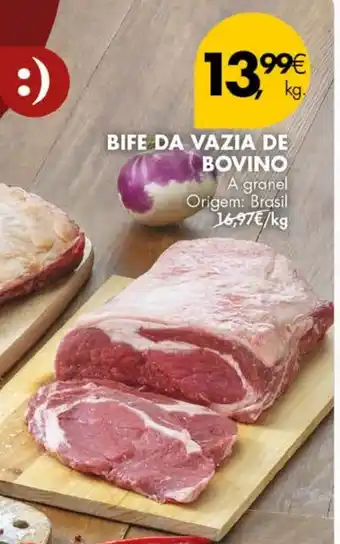 Pingo Doce BIFE DA VAZIA DE BOVINO A granel promoção