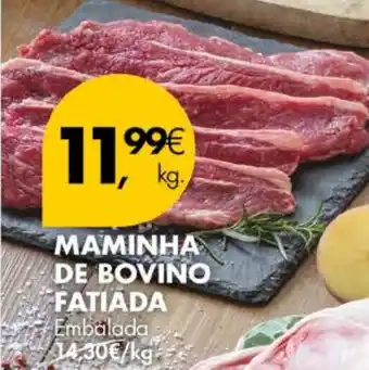 Pingo Doce MAMINHA DE BOVINO FATIADA Embalada kg promoção