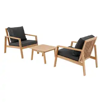 Conjunto De Jardim Tiwi Em Madeira Acácia