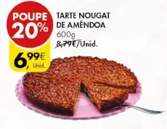 Pingo Doce TARTE NOUGAT DE AMÊNDOA 600g promoção