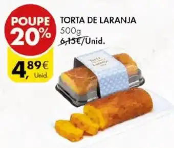 Pingo Doce TORTA DE LARANJA 500g promoção