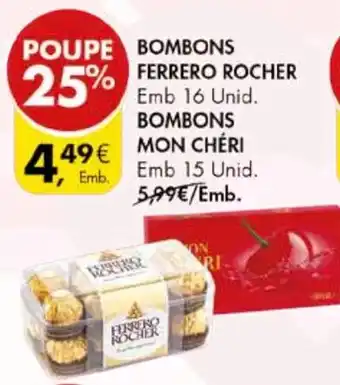 Pingo Doce BOMBONS FERRERO ROCHER Emb 16 Unid promoção