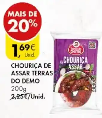 Pingo Doce CHOURICA DE ASSAR TERRAS DO DEMO 200g promoção