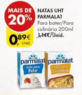 Pingo Doce NATAS UHT PARMALAT 200ml promoção