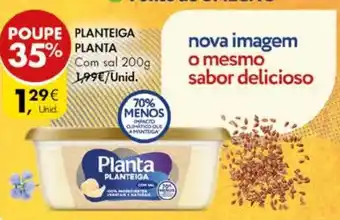 Pingo Doce PLANTEGA PLANTA Com sal 200g promoção