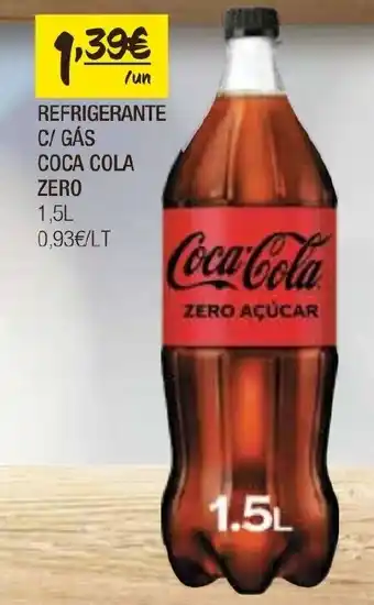 Spar REFRIGERANTE C/ GÁS COCA COLA ZERO 1.5L promoção