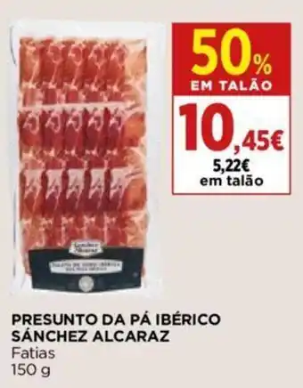 Supercor PRESUNTO DA PÁ IBÉRICO SÁNCHEZ ALCARAZ Fatias 150 g promoção