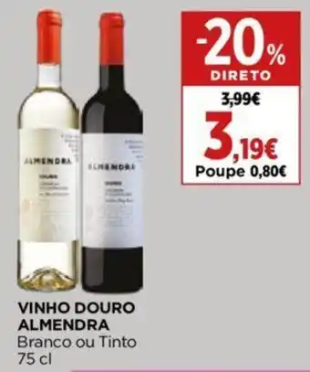 Supercor VINHO DOURO ALMENDRA Branco ou Tinto 75 cl promoção